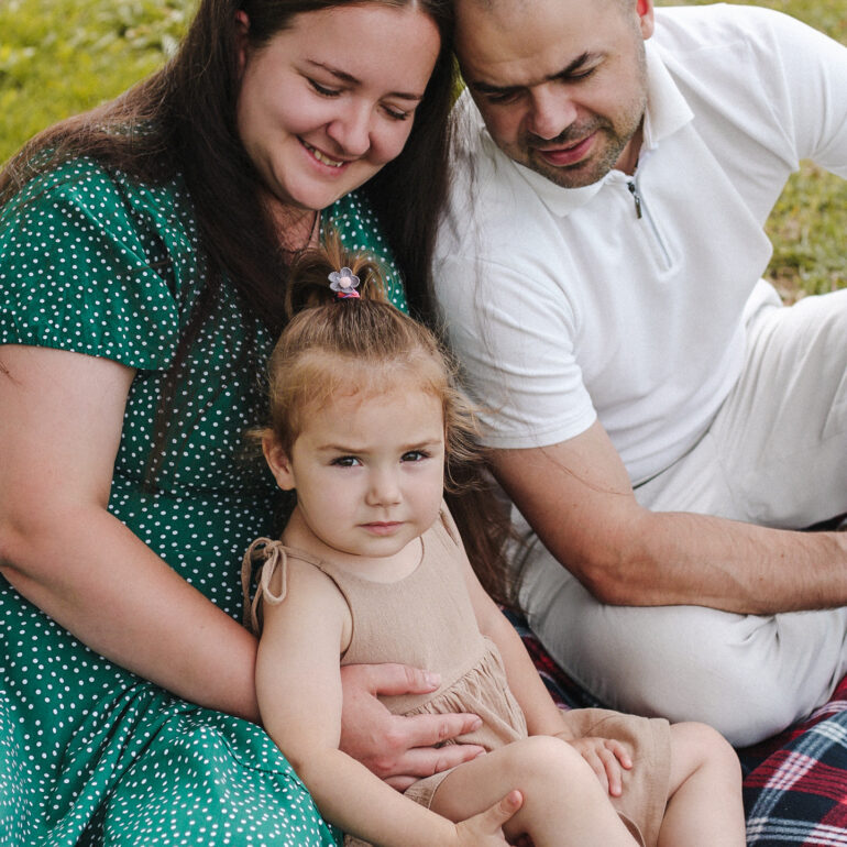 Семья в парке
